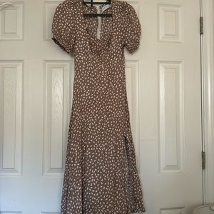 Pink Speckled Spring Dress